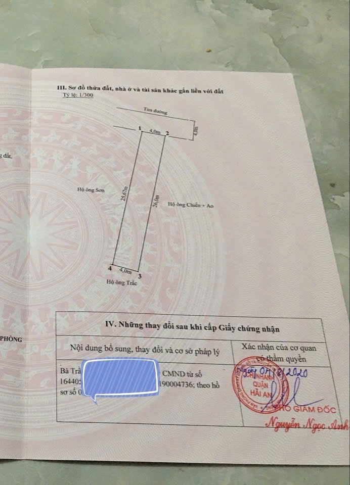 Chính chủ bán lô Đất 100m mặt đường Cát Khê - Tràng Cát- Hải An