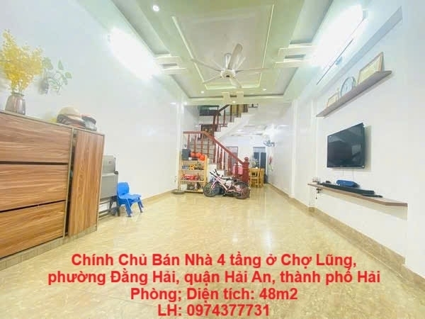 Chính Chủ Bán Nhà 4 tầng ở Chợ Lũng phường Đằng Hải quận Hải An thành phố Hải Phòng