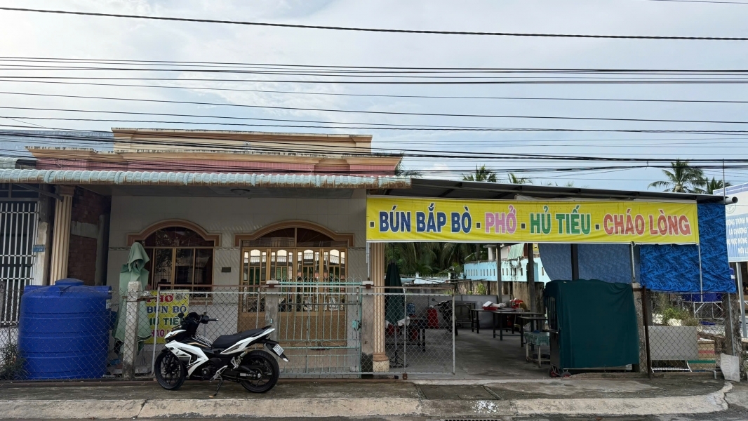 Chính Chủ Bán Nhà Đất 227m2 Mặt Tiền Đường Nhựa QL57B Thới Lai Bình Đại Bến Tre