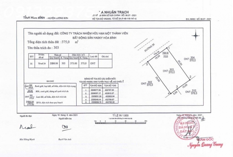 Chính chủ cần bán biệt thự Legacy Hill Tân Vinh Lương Sơn Hòa Bình 103 tỷ 375m2