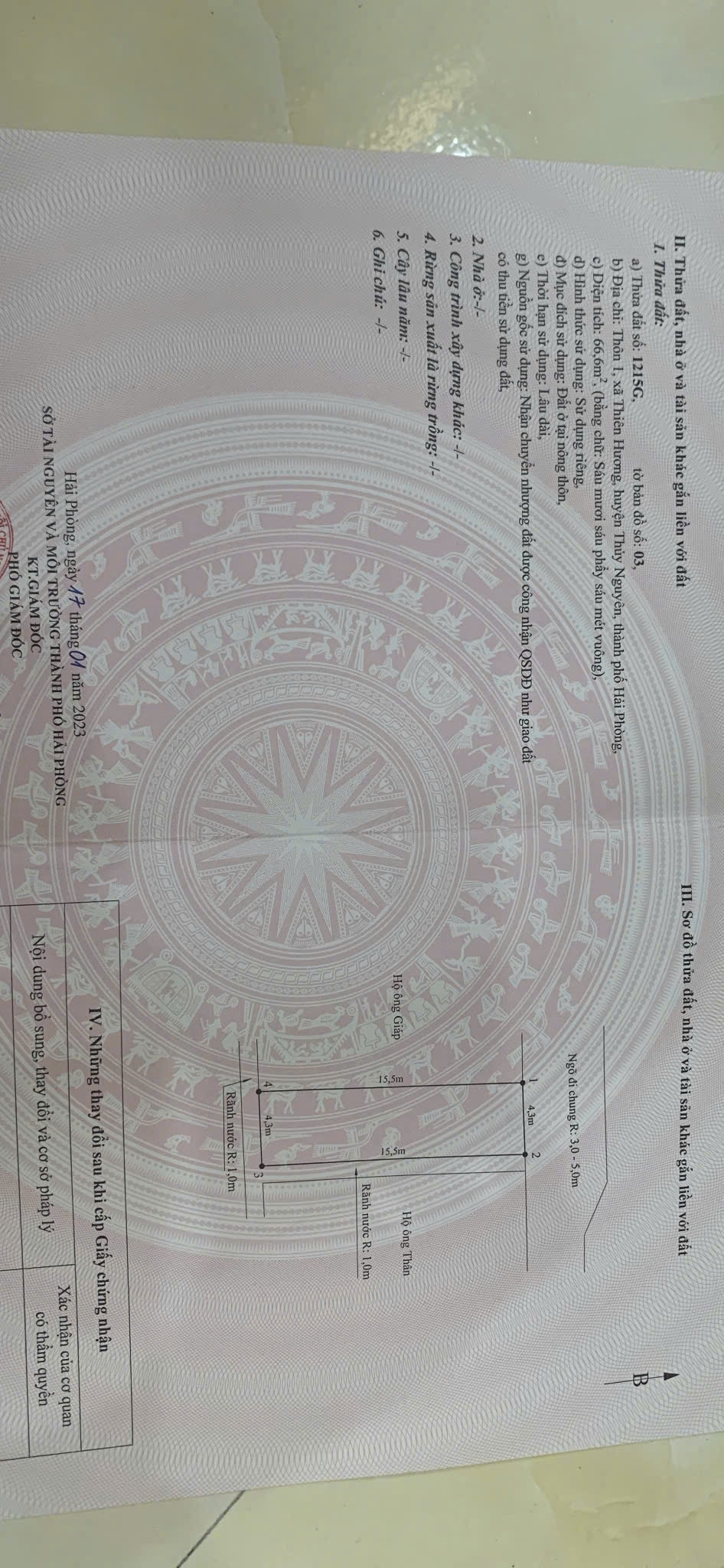 CHÍNH CHỦ CẦN BÁN ĐẤT – GIÁ TỐT TẠI THUỶ NGUYÊN HẢI PHÒNG