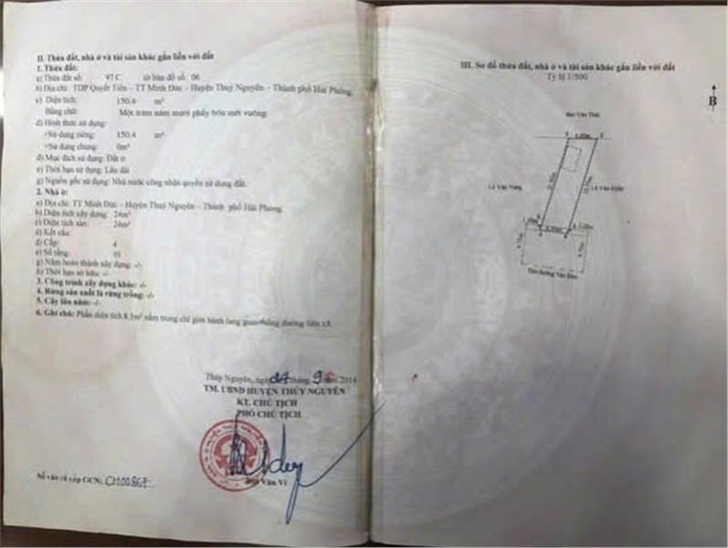 Chính Chủ Cần Bán Lô Đất Mặt Đường Quốc Lộ Chính Minh Đức Thuỷ Nguyên TP. Hải Phòng