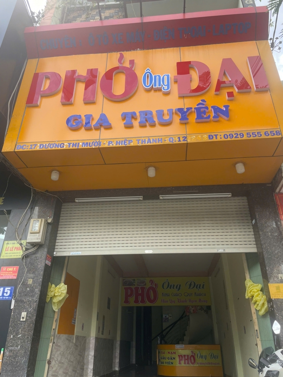 CHO THUÊ NHÀ MẶT TIỀN DƯƠNG THỊ MƯỜI – QUẬN 12 – GIÁ CỰC RẺ CHỈ 15 TRIỆU/THÁNG