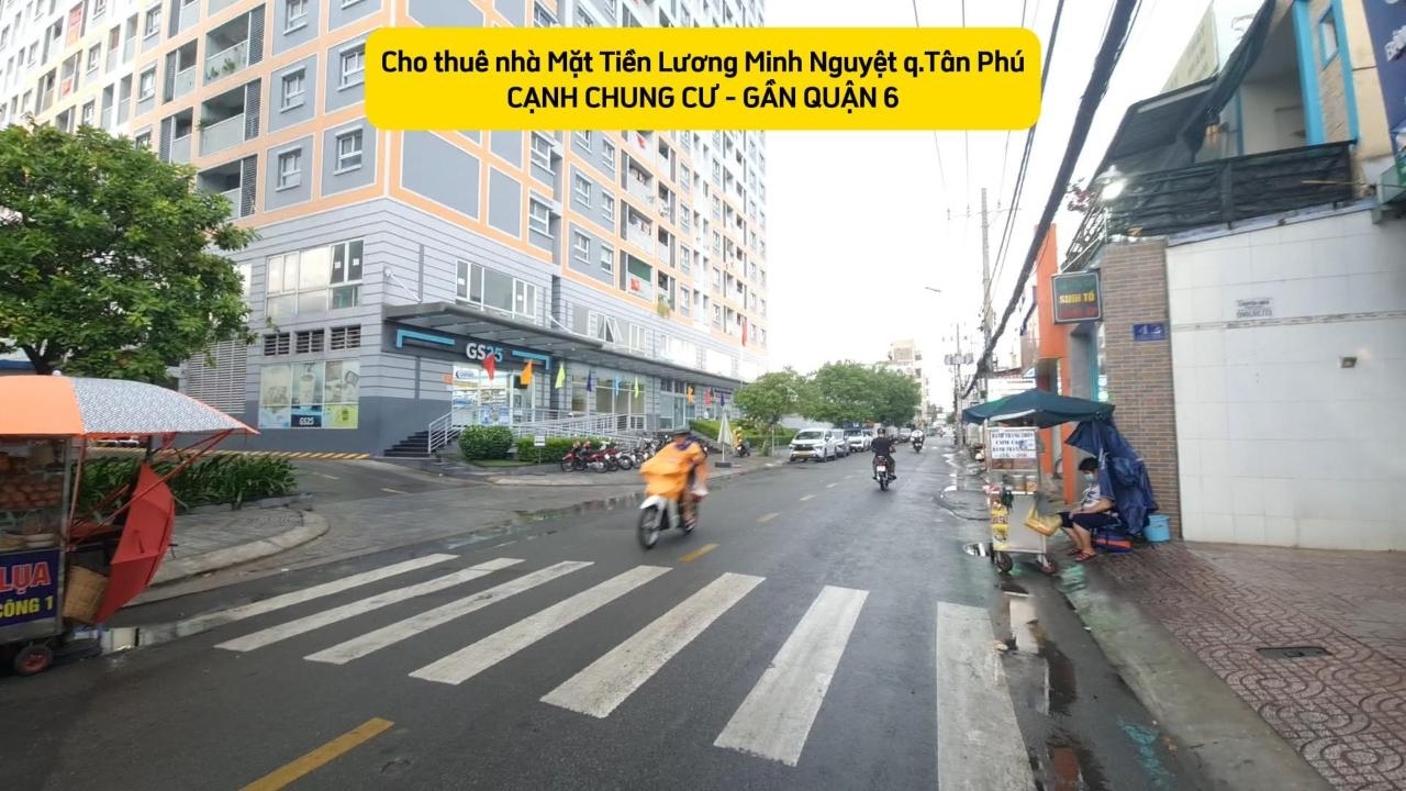 Cho thuê nhà mặt tiền Lương Minh Nguyệt 100m² 1Lầu -CẠNH CHUNG CƯ