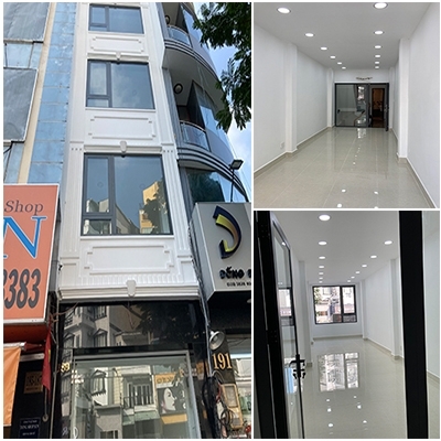 CHO THUÊ NHÀ MỚI 100% 1 TRỆT 3 LẦU 4PN MẶT TIỀN -SỐ 189 NGUYỄN CƯ TRINH P.NGUYỄN CƯ TRINH Q. 1
