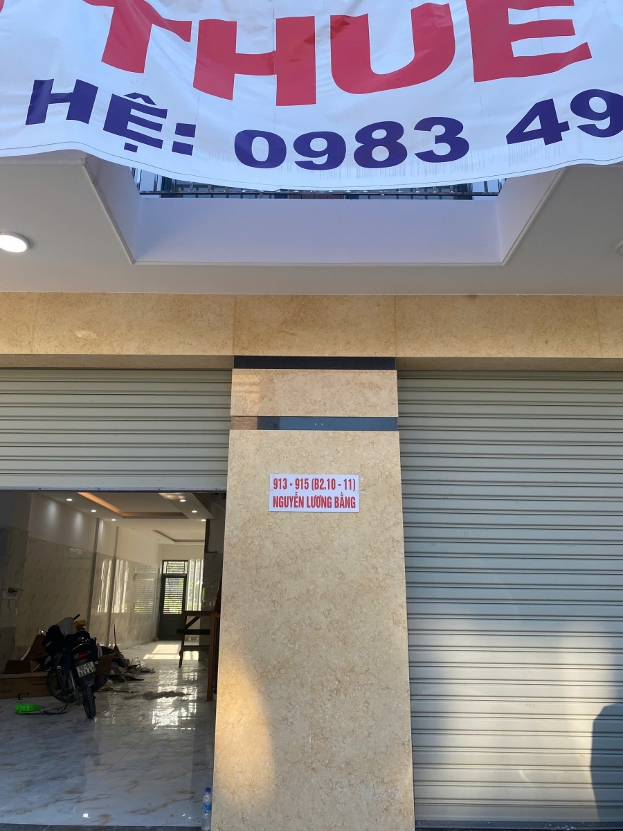 CHO THUÊ NHÀ NGUYÊN CĂN MẶT TIỀN NGUYỄN LƯƠNG BẰNG – LIÊN CHIỂU ĐÀ NẴNG