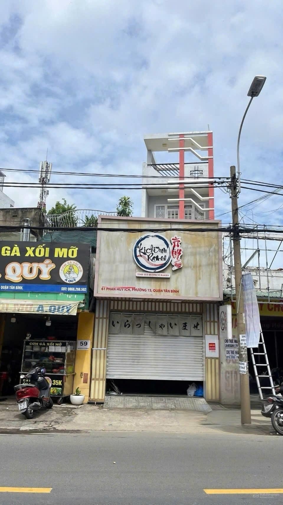 Cho thuê nhà nguyên căn mặt tiền Phan Huy Ích Gò Vấp khu dân cư sầm uất tiện kinh doanh nhà hàng