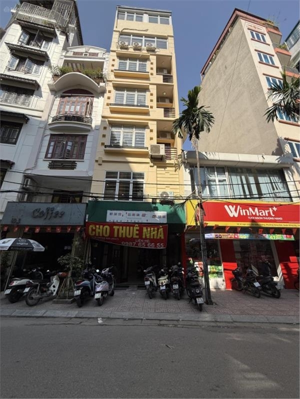 Cho thuê nhà nguyên căn - số 39 mặt ngõ 221 Tôn Đức Thắng Đống Đa - vỉa hè - thang máy 45m x 7 tầng