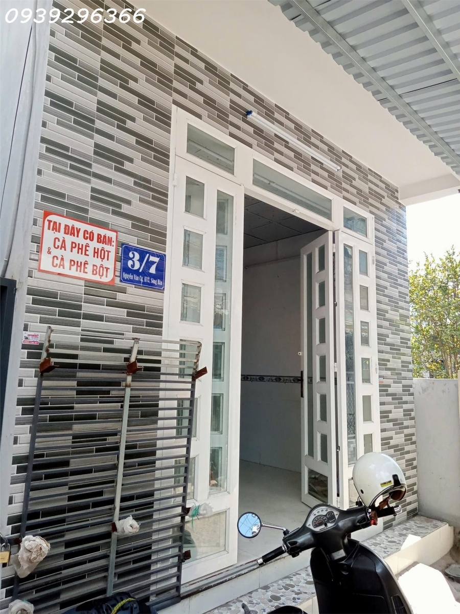 Cho thuê nhà riêng kiên cố 2 phòng ngủ có máy lạnh máy tắm nước nóng ở Cồn Khương