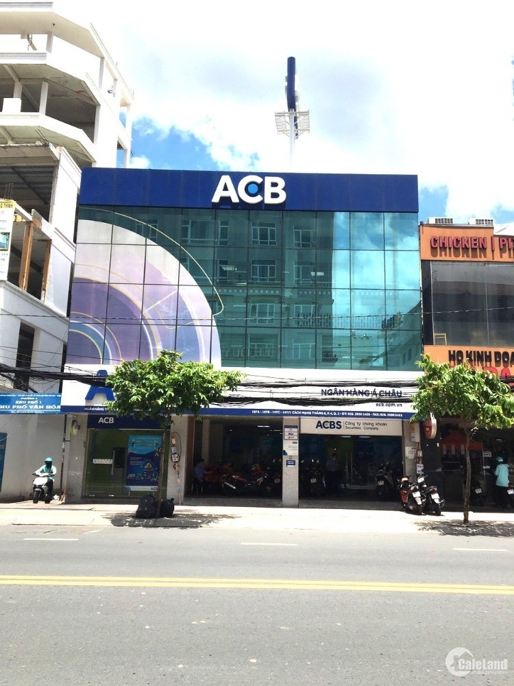 Cho thuê toà nhà Góc MT 197 Cách Mạng Tháng Tám – Hẻm P4 Quận 3