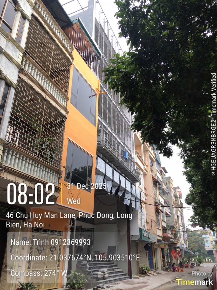 Cho thuê tòa nhà văn phòng 46 Chu Huy Mân, Long Biên (Tách tầng hoặc cả toà)