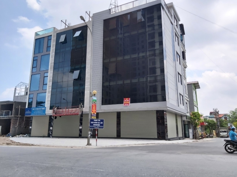 Cho-thuê TÒA Văn-Phòng M.P Ngô Xuân Quảng.Gia Lâm Hà Nội 110m2x8T thang máy tầng hầm PCCC Vị trí: