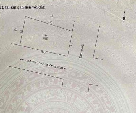 ♪ Đất 2 Mặt Kiệt 5m Thẳng ra Trưng Nữ Vương 70m2 ngang 5.8m 5.x tỷ