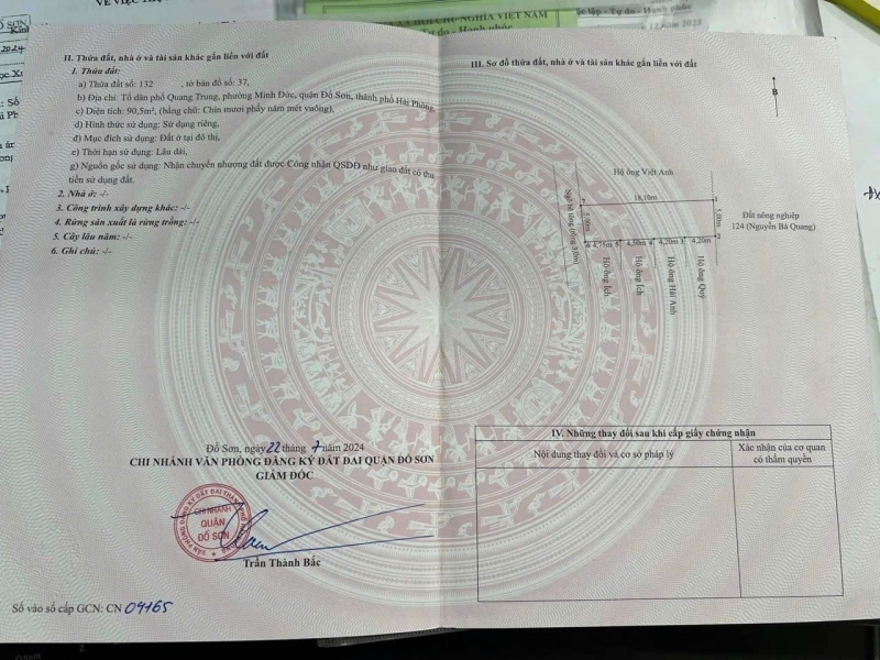 ĐẤT 902M² QUANG TRUNG MINH ĐỨC – CÁCH THƯỢNG ĐỨC HƠN 100M – GIÁ 15X TỶ HIẾM TẦM TIỀN ZALO 0567 222