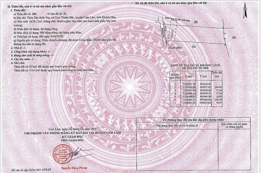 ĐẤT ĐẸP - GIÁ TỐT - Bán Lô Đất Tiềm Năng Đường Số 5 Cam Thành Bắc Cam Lâm Khánh Hòa