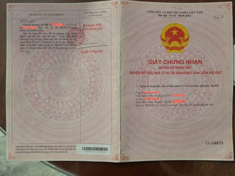 ĐẤT  ĐẸP – GIÁ TỐT  – Cần Bán nhanh lô đất đẹp tiềm năng lớn tại phường Long Hương TP Hồ Chí Minh.