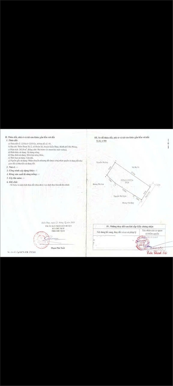 ĐẤT ĐẸP – GIÁ TỐT - CẦN BÁN NHANH LÔ ĐẤT TIỀM NĂNG tại huyện Kiến Thụy tp Hải Phòng