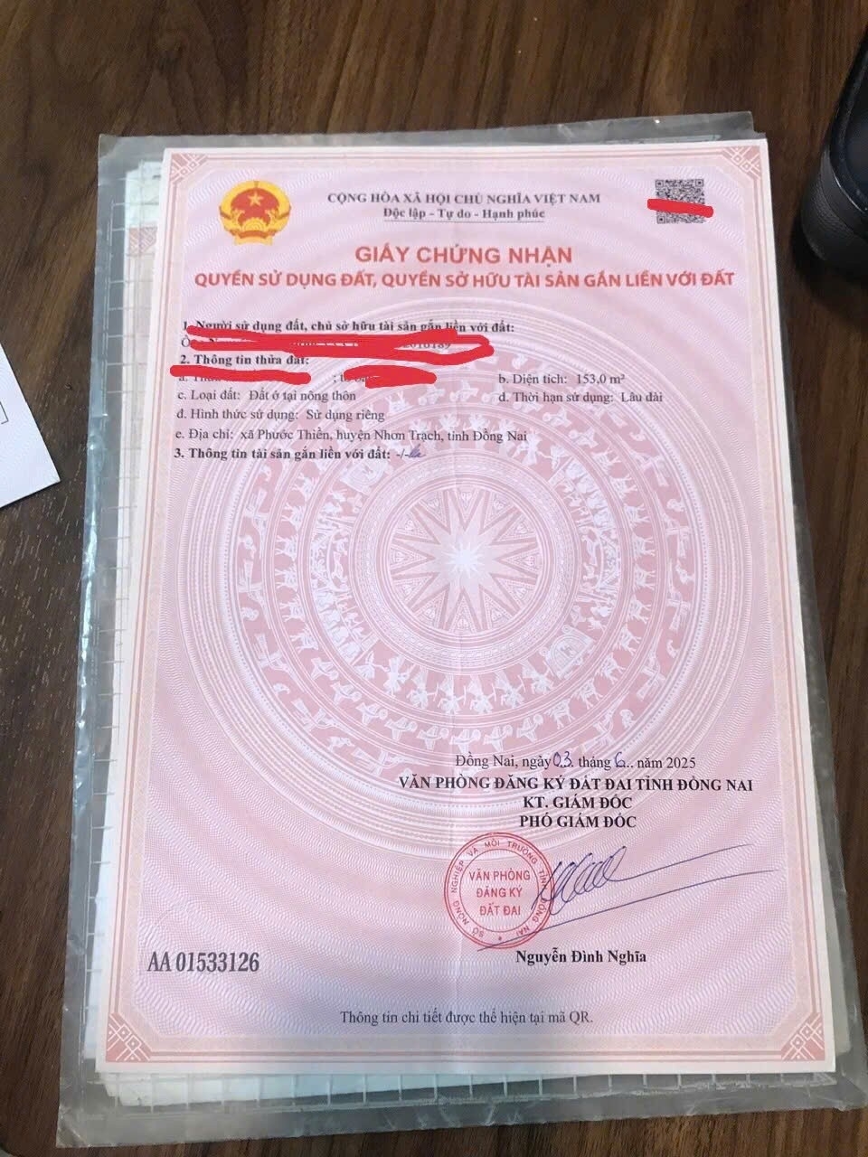 ĐẤT  ĐẸP – GIÁ TỐT  – CHÍNH CHỦ CẦN BÁN TẠi  Xã Phước Thiền Nhơn TRạch Đồng Nai