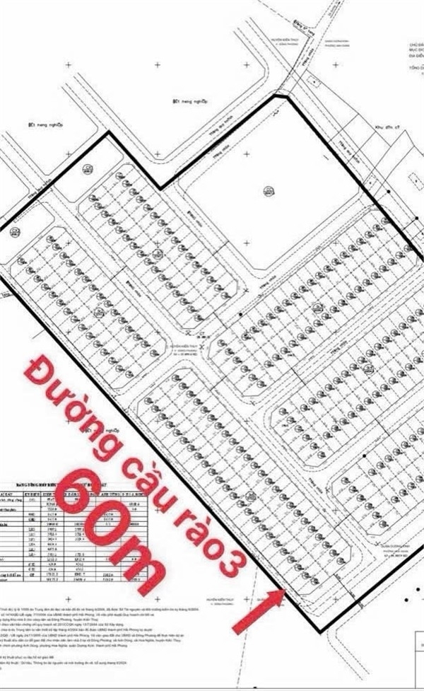 ĐẤT ĐẸP- GIÁ TỐT ĐẦU TƯ SINH LỜI BÁN NHANH LÔ ĐẤT tái định cư Bà Cằng quận Kinh Dương tp Hải Phòng