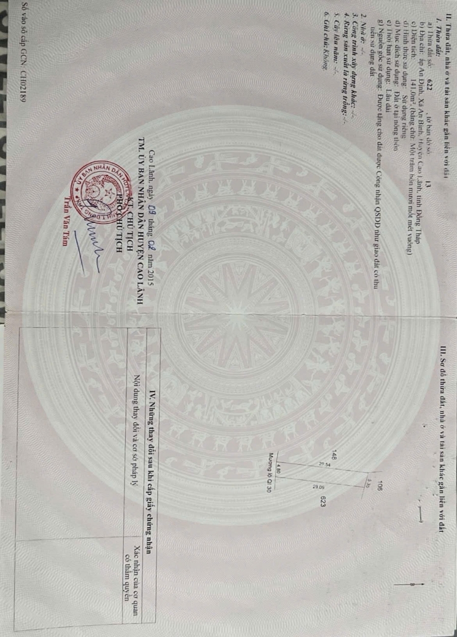 ĐẤT ĐẸP - MẶT TIỀN - Bán GẤP Lô Đất Tiềm Năng Tại xã An Bình huyện Cao Lãnh Đồng Tháp cũ