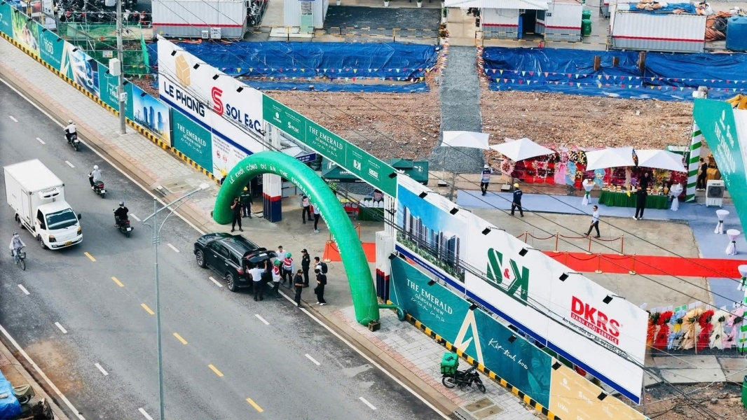 Dự án Emerald garden view tại thành phố Thuận An- Bình Dương giá dưới 35tr/m2 tiện ích cao cấp nằm