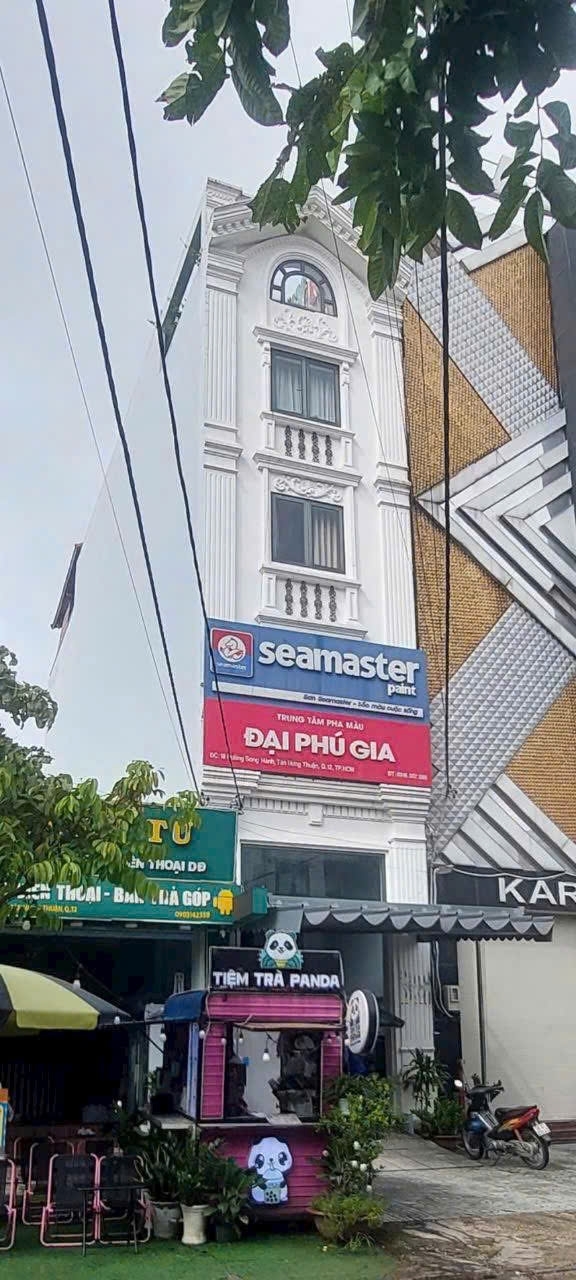 GIẢM SỐC 35 TỶ NHÀ MẶT TIỀN SONG HÀNH Q12 – 4 TẦNG CÓ THANG MÁY – CHỈ 115 TỶ.