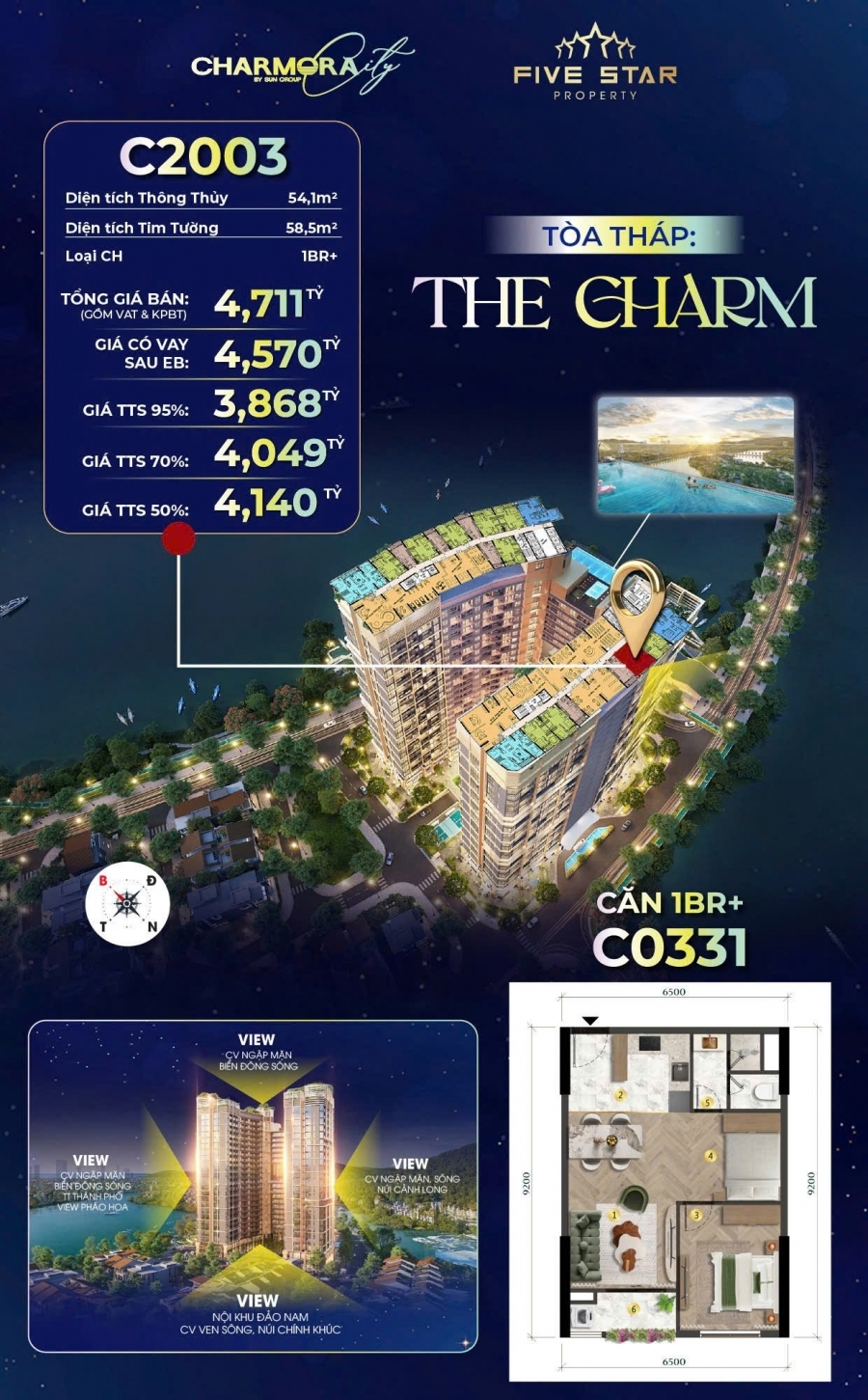 GIỎ HÀNG ĐẸP TÒA THE CHARM – CHARMORA CITY NHA TRANG KHÁNH HÒA
