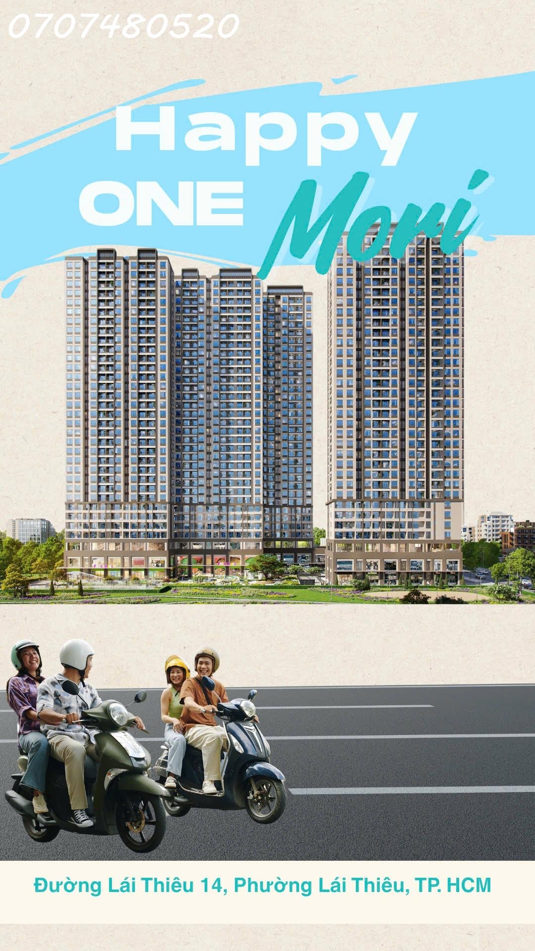 Happy One Mori - Căn hộ hạng sang trung tâm Lái Thiêu view sân golf & đối diện KCN VISIP 1