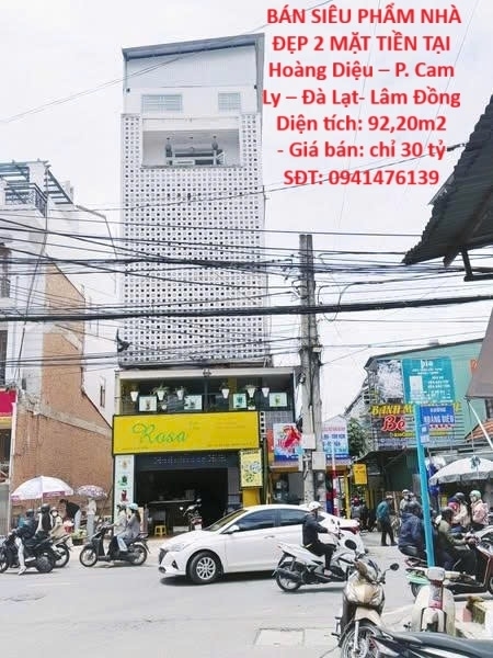HOT HOT - BÁN SIÊU PHẨM NHÀ ĐẸP 2 MẶT TIỀN TẠI Hoàng Diệu – P. Cam Ly – Đà Lạt- Lâm Đồng
