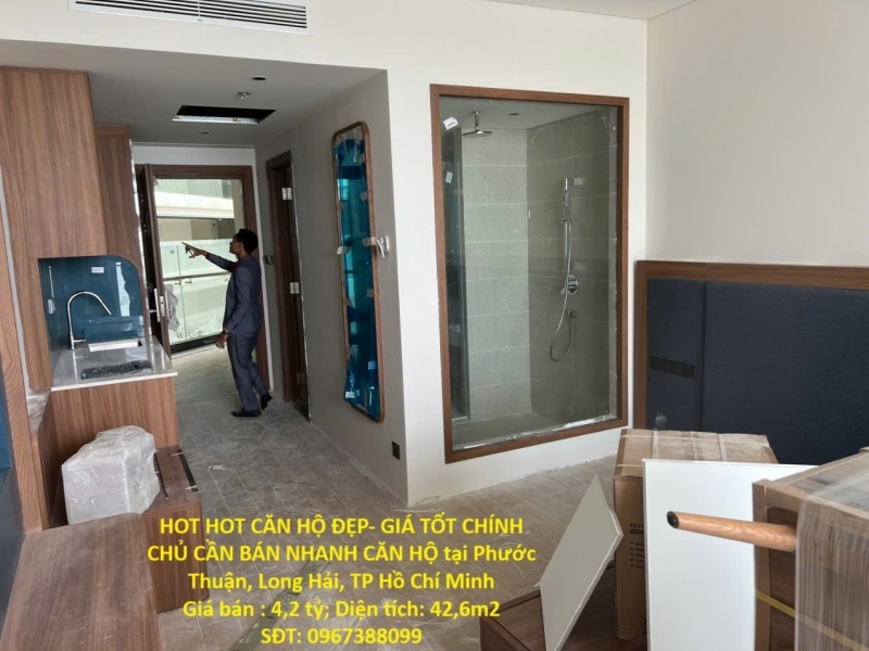 HOT HOT CĂN HỘ ĐẸP- GIÁ TỐT CHÍNH CHỦ CẦN BÁN NHANH CĂN HỘ tại Phước Thuận Long Hải TP Hồ Chí Minh