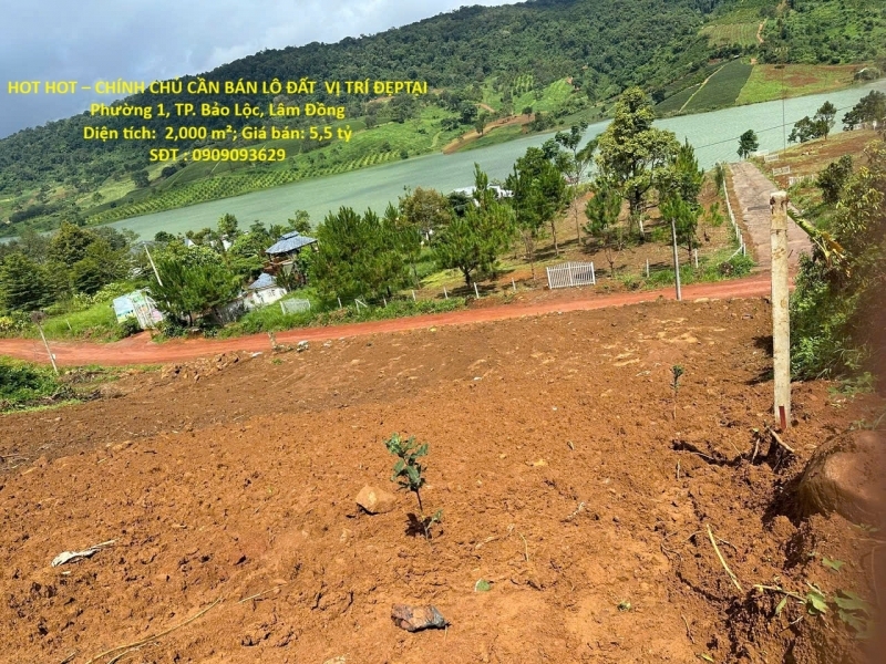 HOT HOT – CHÍNH CHỦ CẦN BÁN LÔ ĐẤT  VỊ TRÍ ĐẸPTẠI Phường 1 TP. Bảo Lộc Lâm Đồng