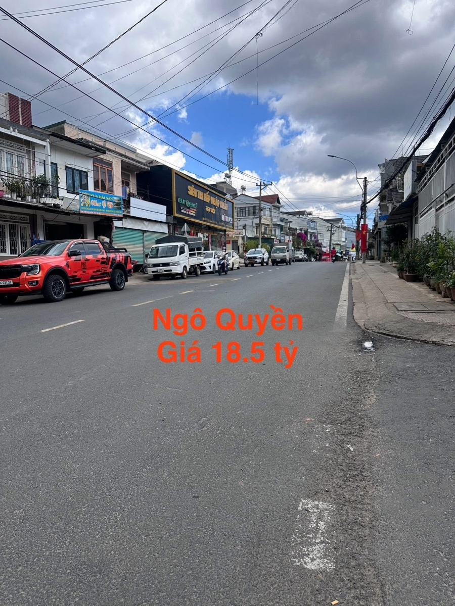 Kẹt Tiền Bán Nhà Ngang 8.2m Mặt Tiền Kinh Doanh Đường Ngô Quyền Đà Lạt Giá 18.5 Tỷ