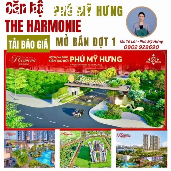 Không thể bỏ lỡ mở bán đợt đầu tiên của Phú Mỹ Hưng - Căn hộ The Harmonie Phú Mỹ Hưng ra mắt tháng