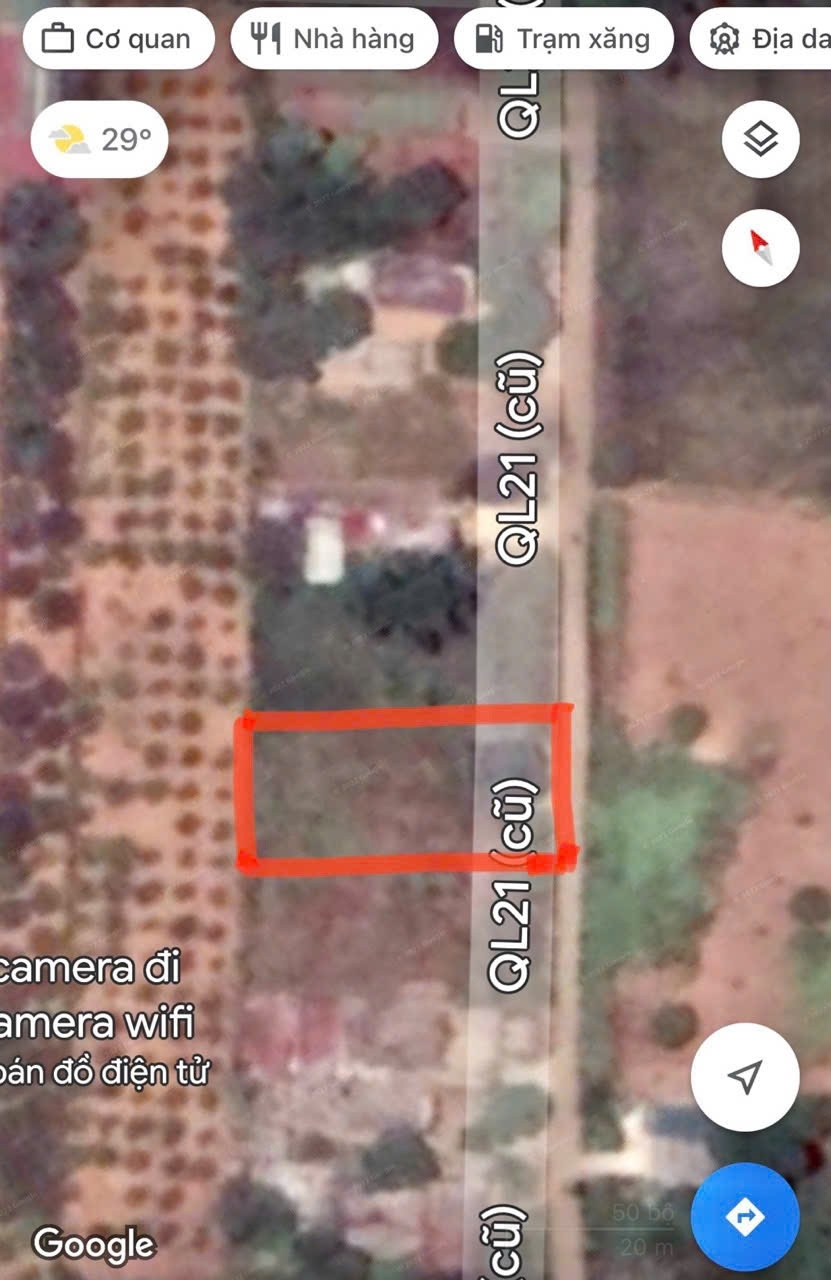 Lô đất nằm ngay trục đường QL21 cũ cách đường Hồ Chí Minh chỉ 150m – Giá chỉ 17 tỷ