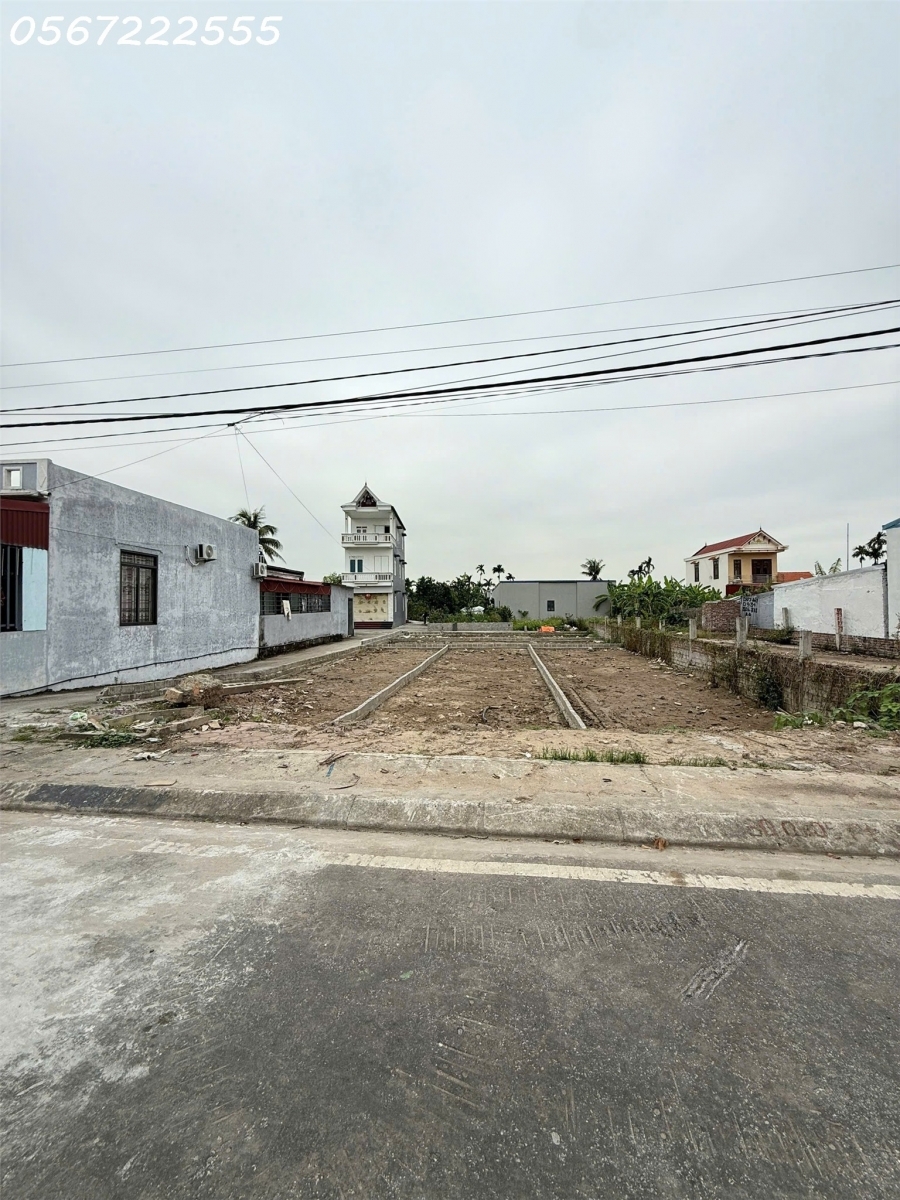 LÔ GÓC 63.8M² MẶT ĐƯỜNG TRUNG NGHĨA – NAM ĐỒ SƠN ĐƯỜNG 12M – GIÁ CHỈ 1.6X TỶ  ZALO 0567 222 555