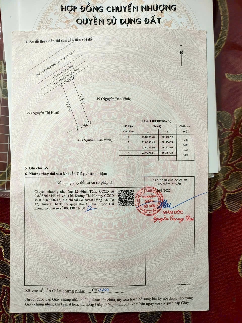 LÔ GÓC MẶT ĐƯỜNG BÌNH MINH HỢP ĐỨC ĐỒ SƠN - ZALO 0567 222 555