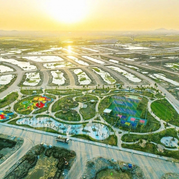 Lô góc phân Khu Bình Minh – Vinhomes Dương Kinh giá hiếm 5x triệu/m²  Hàng đầu tư thanh khoản cao 