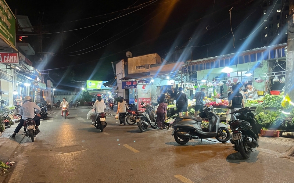 MẶT BẰNG KD TỐT-NGAY CHỢ HOA CAU Q9-100M2-2PN-2WC-CHỈ 112TỶ