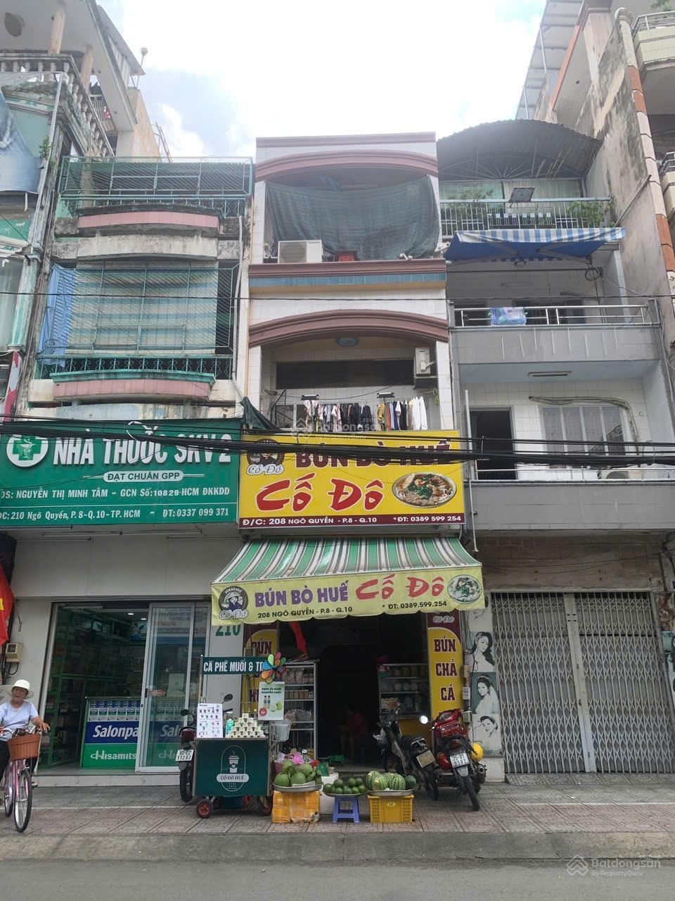 ** Mặt Tiền Kinh Doanh Ngô Quyền Quận 10 –Chưa Qua đầu Tư 45m-2Tầng Chỉ 15Ty8 TL