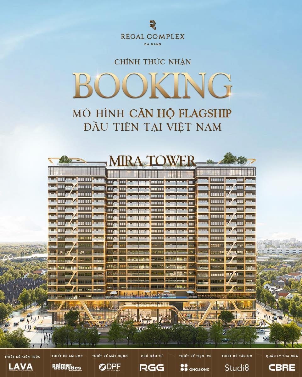 Mở bán toà Mỉa Tower - Dự án Regal Complex Đà Nẵng. Giảm 100tr cho khách hàng đặt Booking sớm