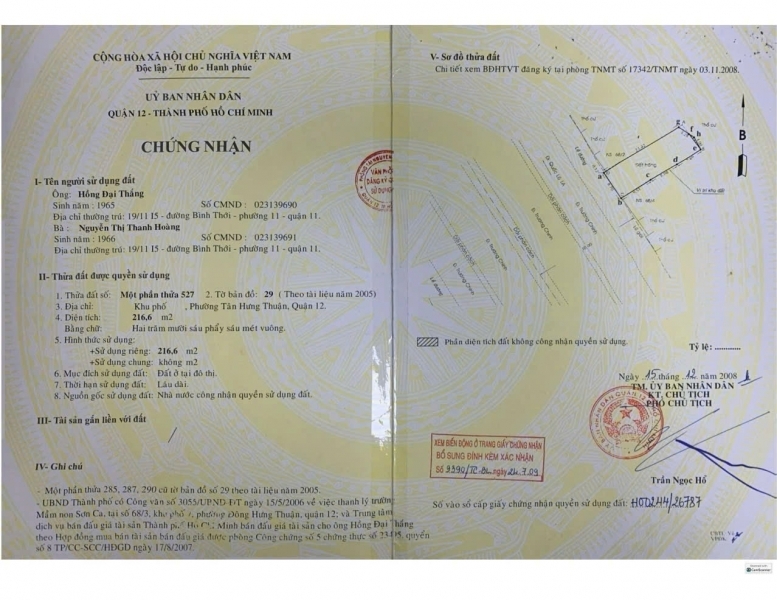 NHÀ (9x25) MẶT TIỀN TRƯỜNG CHINH – P. ĐÔNG HƯNG THUẬN QUẬN 12 GIÁ RẺ