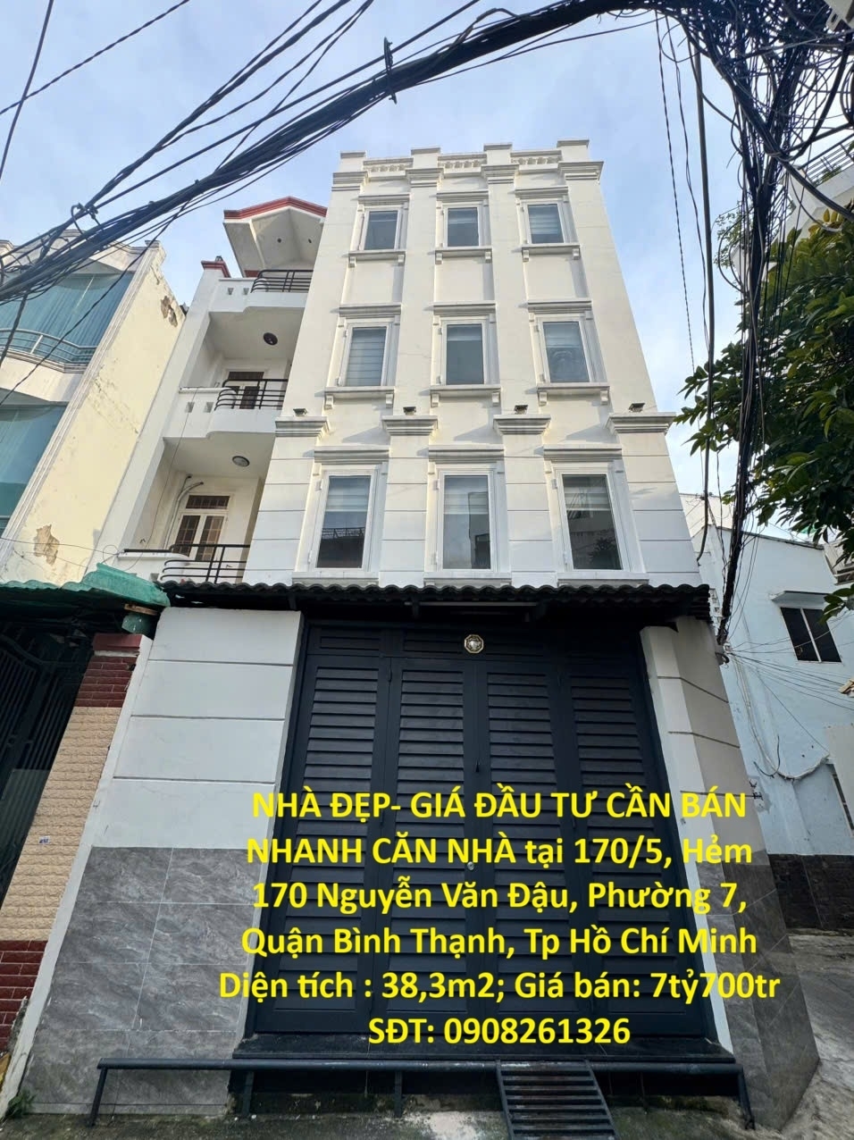 NHÀ ĐẸP- GIÁ ĐẦU TƯ CẦN BÁN NHANH CĂN NHÀ tại Phường 7 Quận Bình Thạnh