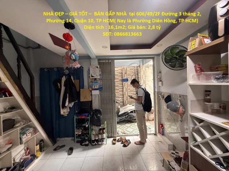NHÀ ĐẸP – GIÁ TỐT –  BÁN GẤP NHÀ  tại Phường 14 Quận 10 TP HCM