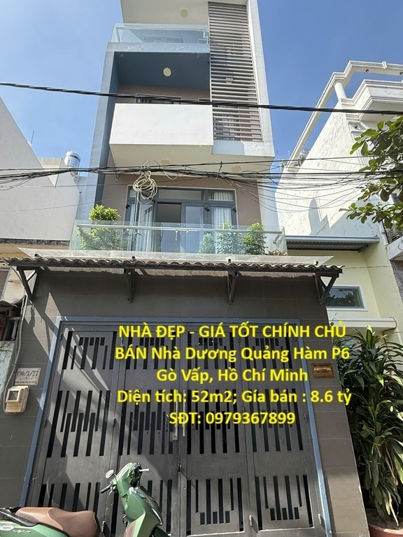 NHÀ ĐẸP - GIÁ TỐT CHÍNH CHỦ BÁN Nhà Dương Quảng Hàm P6 Gò Vấp Hồ Chí Minh