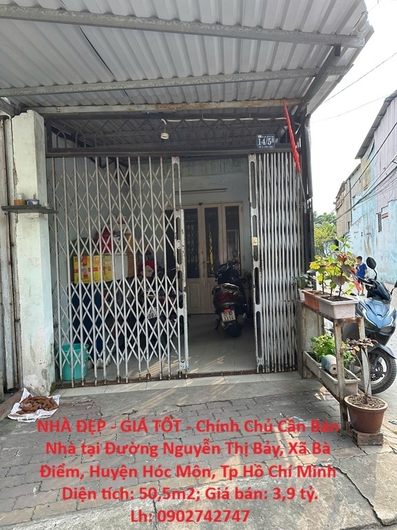 NHÀ ĐẸP - GIÁ TỐT - Chính Chủ Cần Bán Nhà tại Huyện Hóc Môn Tp Hồ Chí Minh