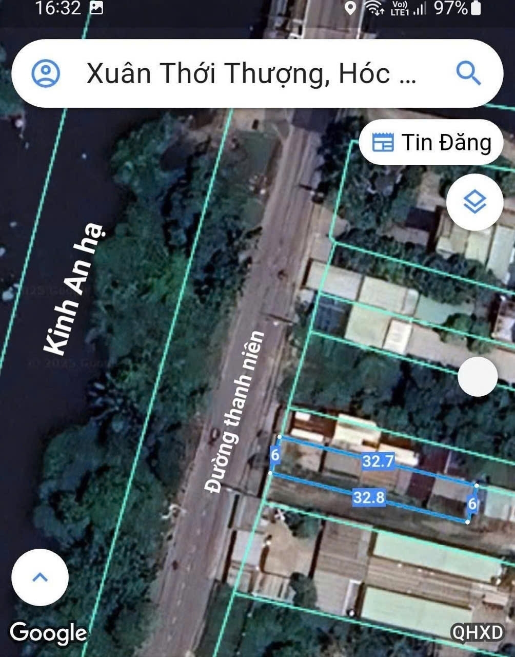 NHÀ NÁT (6x32) MẶT TIỀN THANH NIÊN – BÀ ĐIỂM HÓC MÔN - GIÁ RẺ HIẾM