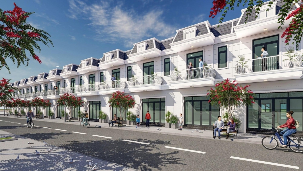 NHÀ PHỐ GIA KHẢI – MẶT TIỀN HÙNG VƯƠNG ĐỐI DIỆN KCN RẠCH BẮP