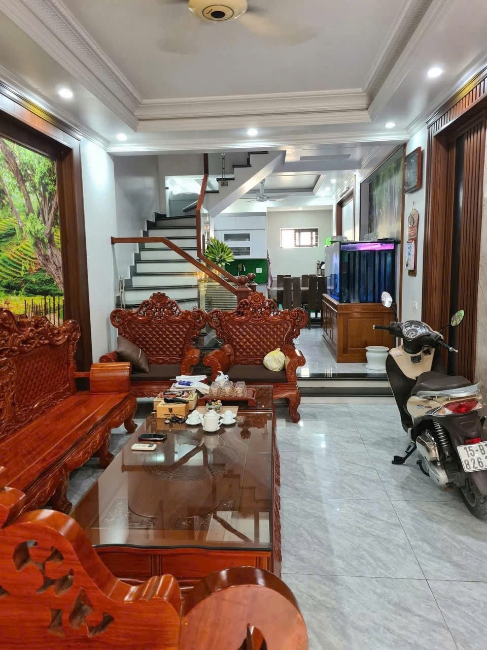 Nhà Thiên Lôi 58m 4 tầng độc lập dân xây chất lượng ngõ 5m Giá 5.85 tỉ
