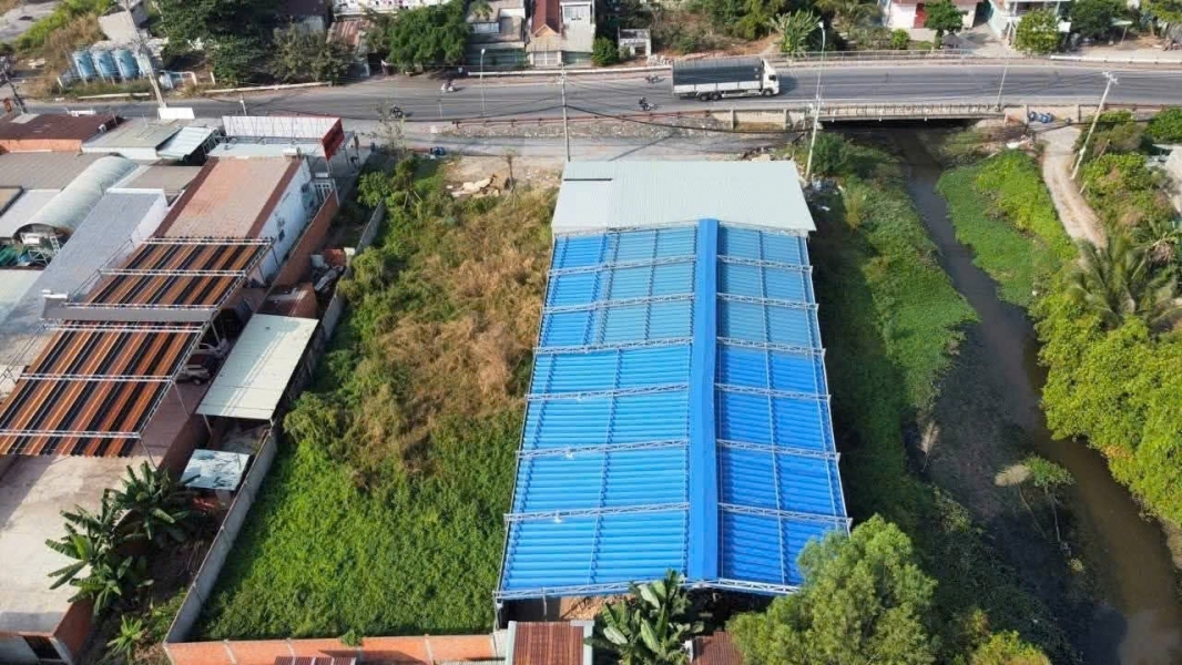 NHÀ XƯỞNG MẶT TIỀN HÀ DUY PHIÊN – FULL ĐẤT – DÒNG TIỀN 40TR/THÁNG