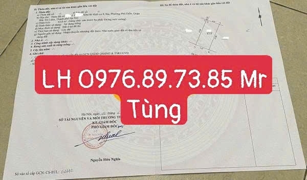 Nhượng lô đất đẹp phân lô Phú Diễn cạnh ĐH Tài Nguyên Môi Trường